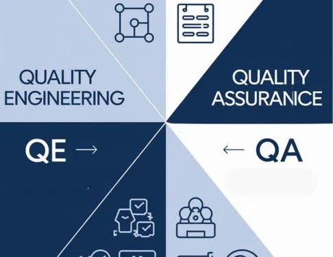 This Image  is about Quality Engineering vs Quality Assurance