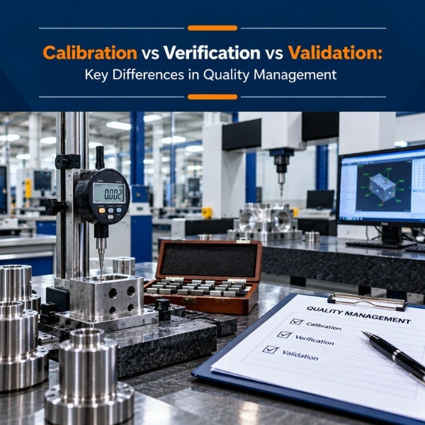 This Image is about Calibration vs Verification vs Validation Key Differences in Quality Management