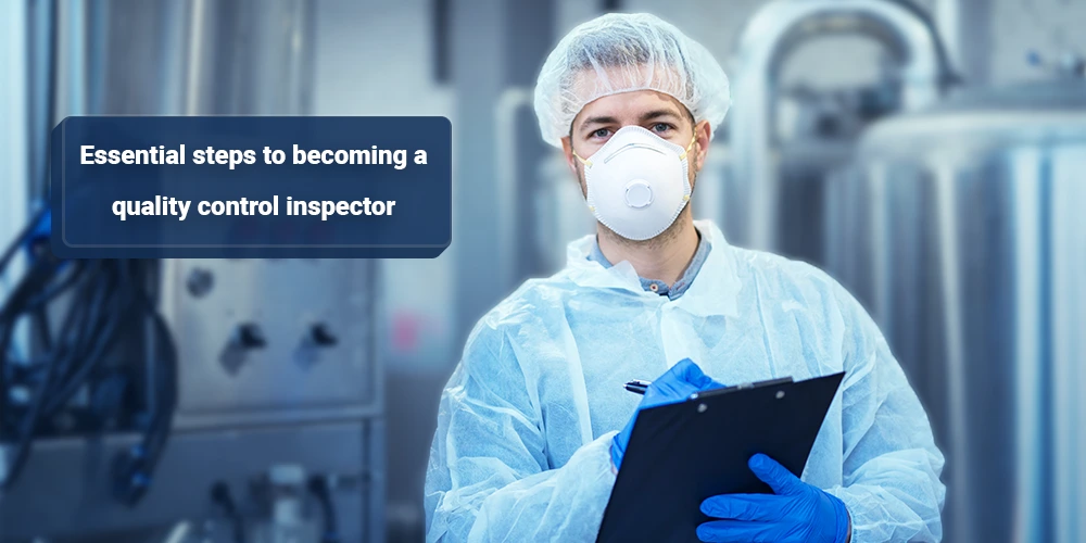 This Image Depicts a Quality Control Inspector 