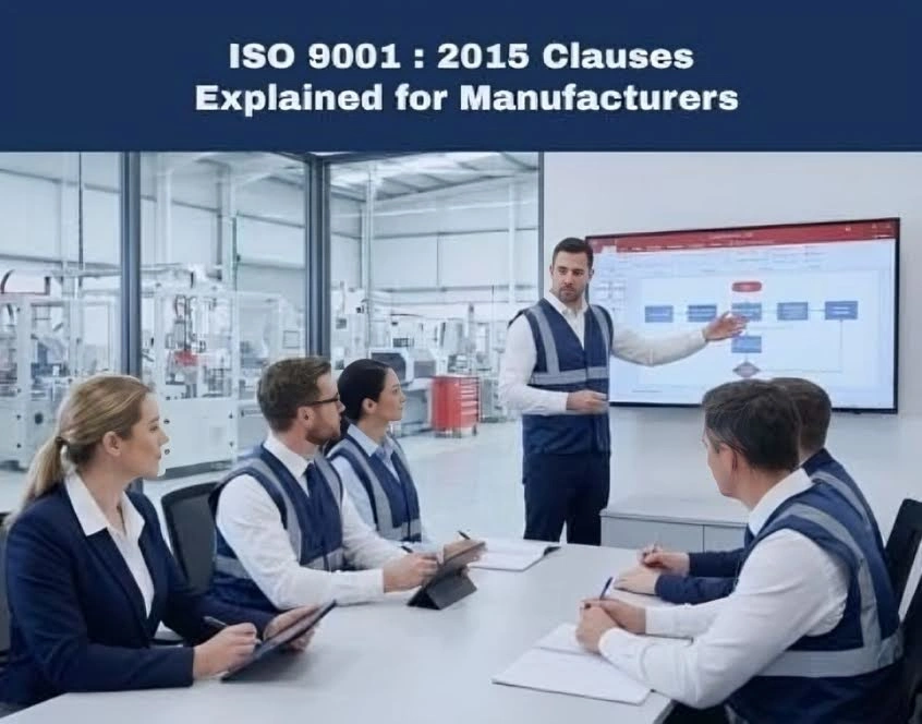 This Image  is about ISO 9001:2015 Clauses Explained
