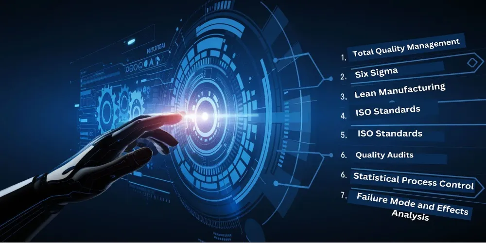 This Image Depicts  Key Quality Assurance Methods