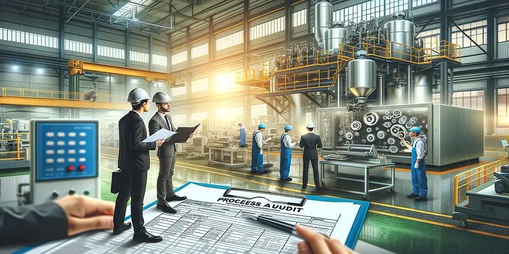 This Image Depicts Manufacturing Process Audit