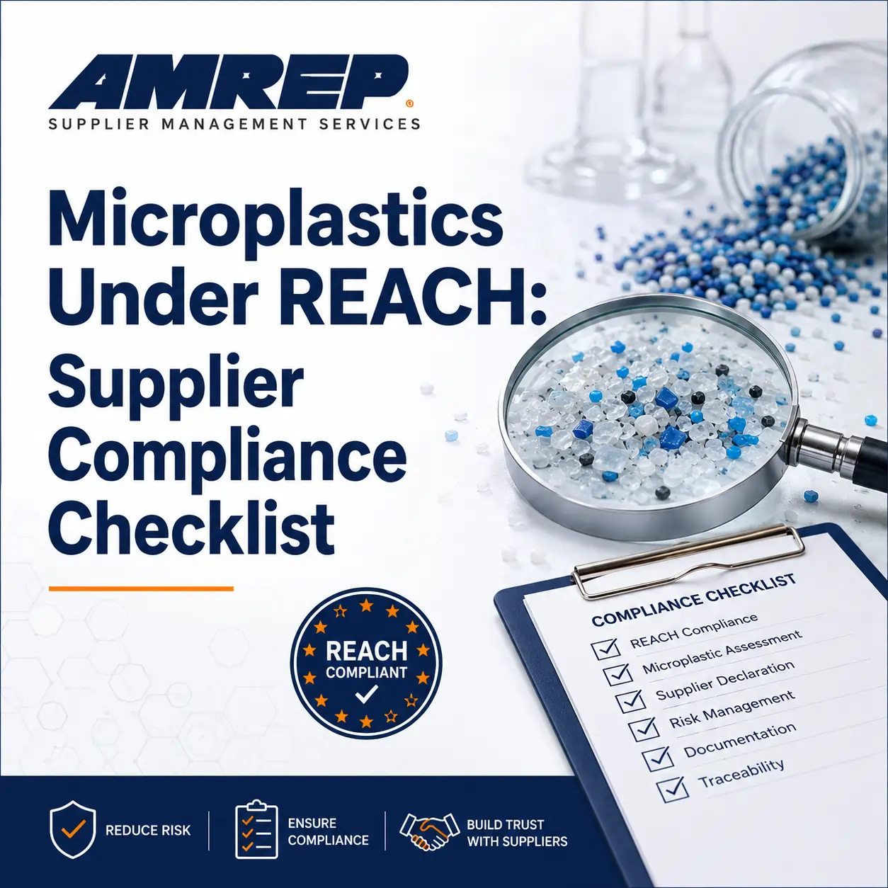 This Image is about Microplastics Under REACH Supplier Compliance Checklist
