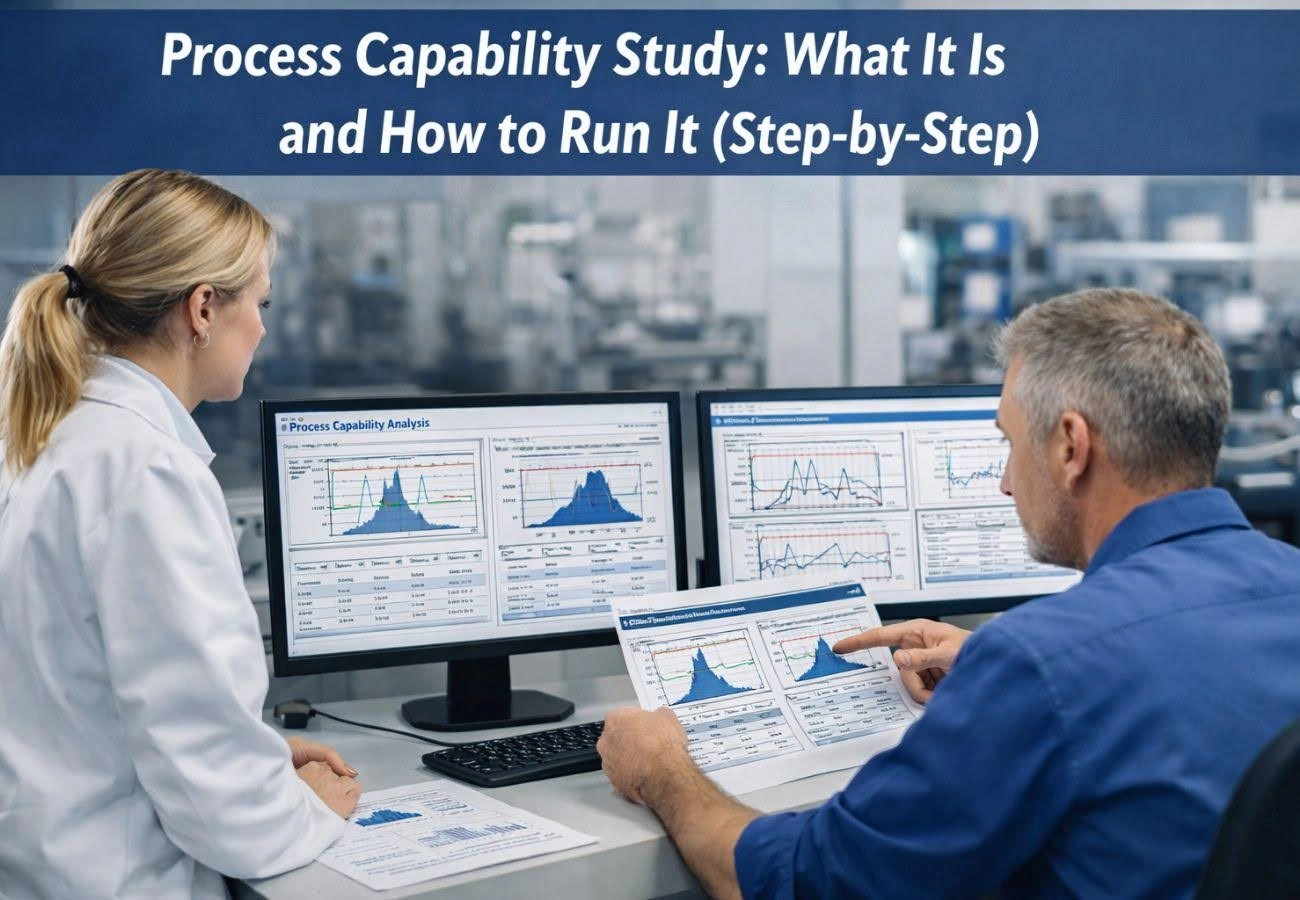 This Image Depicts Process Capability Study