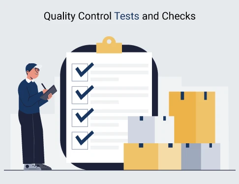 This Image  is about QC Tests and Checks