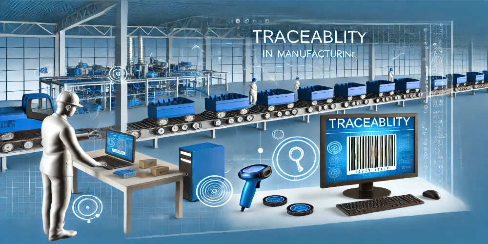 This Image Depicts Traceability in Manufacturing: Enhancing Quality & Compliance 